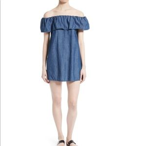 Soft Joie chambray shift dress